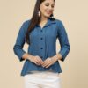 Top alla moda a maniche lunghe da donna
