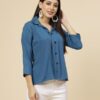 Top alla moda a maniche lunghe da donna