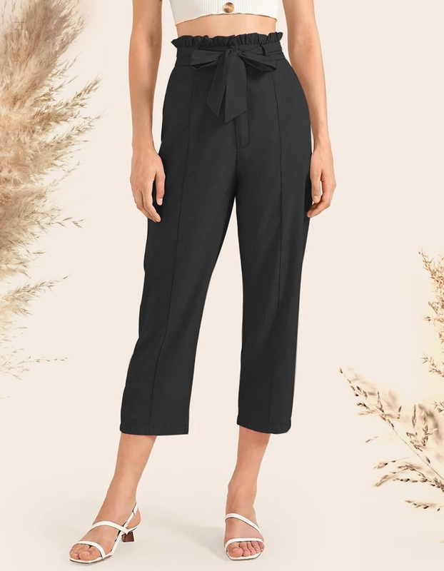 Pantalone firmati nero da donna e ragazzi