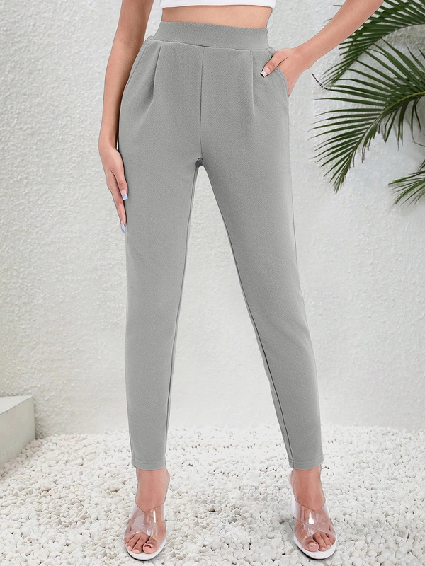 Pantalone firmati grigio da donna e ragazzi