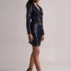 Navy Blu Set Coordinati in Elastan