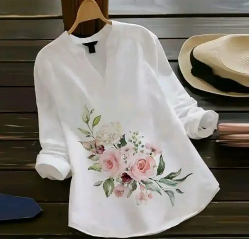 Bellissimi top stampati in rayon