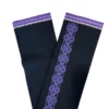 Mundu singolo / Otta Mundu / Lungi stampato nero (Kerala Dhoti dell’India meridionale)
