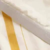 Completo dhoti e camicia in seta e cotone color oro