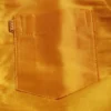 Completo dhoti e camicia in seta e cotone color oro