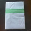 Minister White – Dhoti da uomo in cotone bianco a doppio strato con Kara fantasia – Palakadan Mix