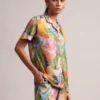 Completo top e shorts da donna Zaccai in misto seta