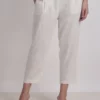 Pantaloni palazzo ricamato a cotton flex