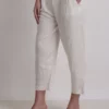 Pantaloni palazzo ricamato a cotton flex