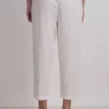 Pantaloni palazzo ricamato a cotton flex