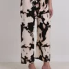Pantaloni palazzo in crepe ploestere