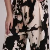 Pantaloni palazzo in crepe ploestere