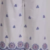 Pantaloni palazzo ricamato a cotton flex