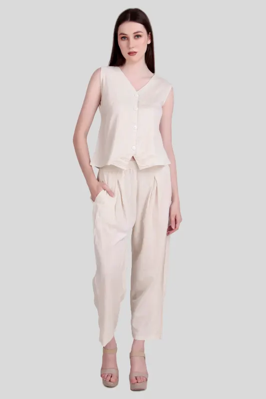 Set Coordinato in Cotton Flex – Top e Pantaloni
