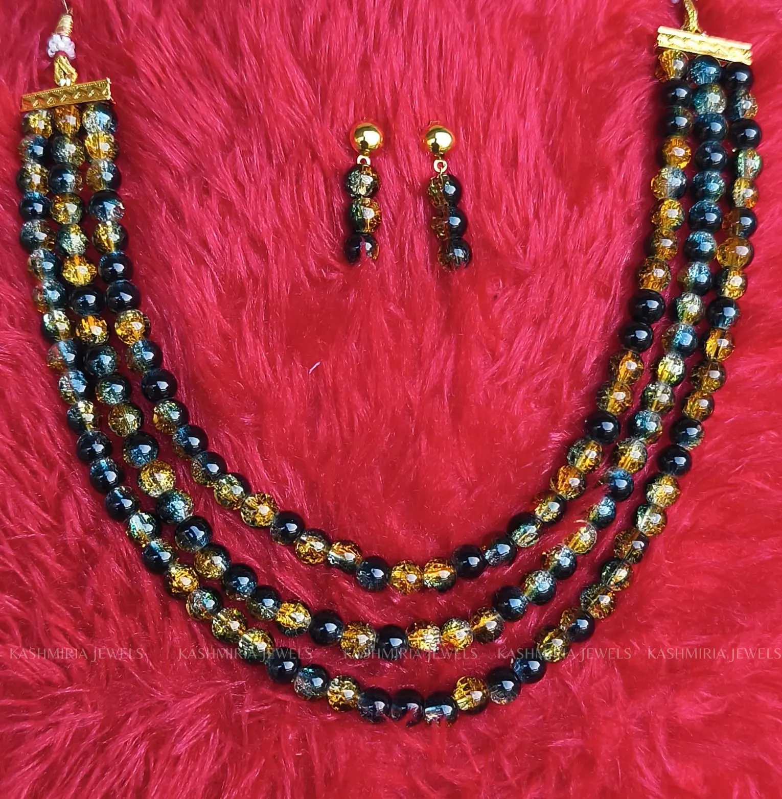collana perle multi