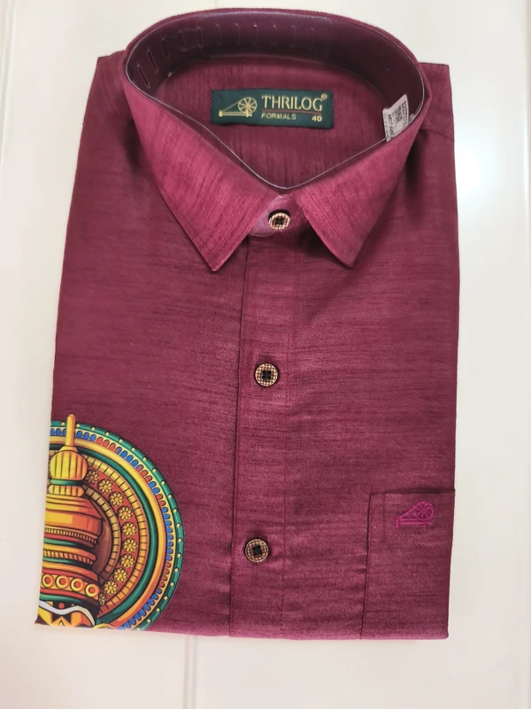 Camicia da uomo con stampa Kadhakali