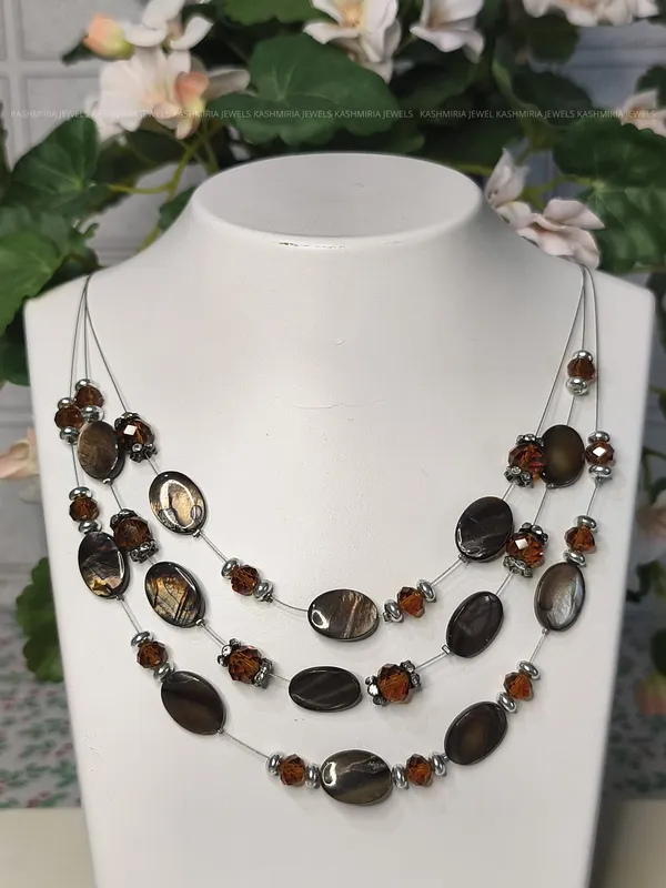 Collana pietre multicolore