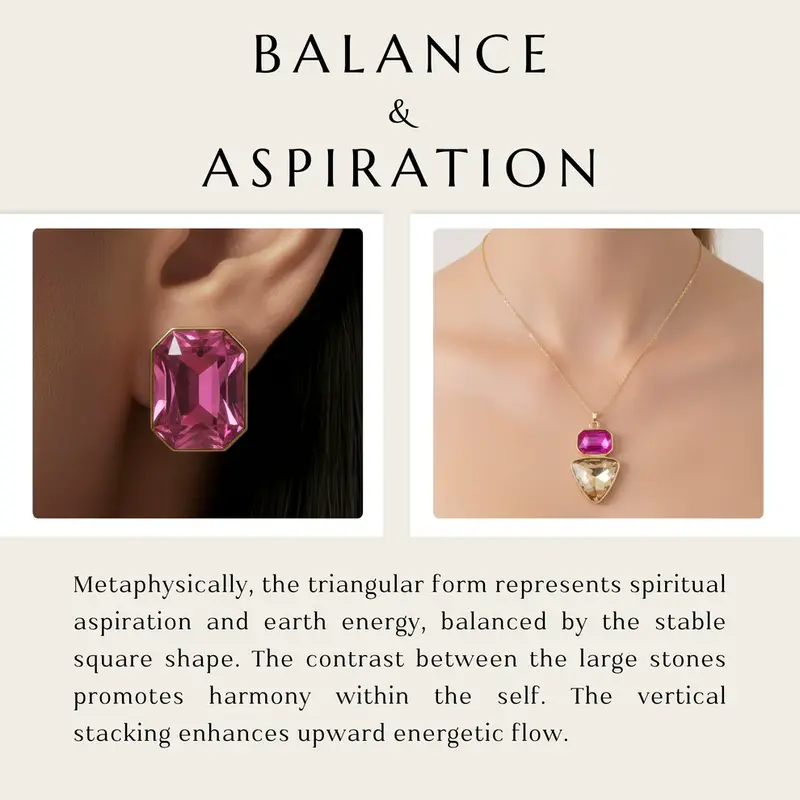 Collana dorata anti-ossidazione con orecchini