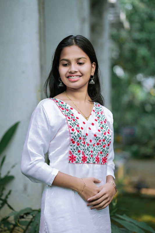 Collezione Natale – Kurta natalizio in seta