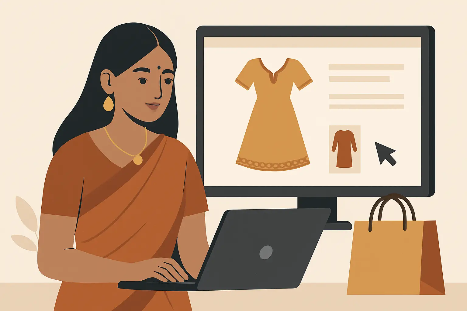 Acquista moda indiana online senza sorprese