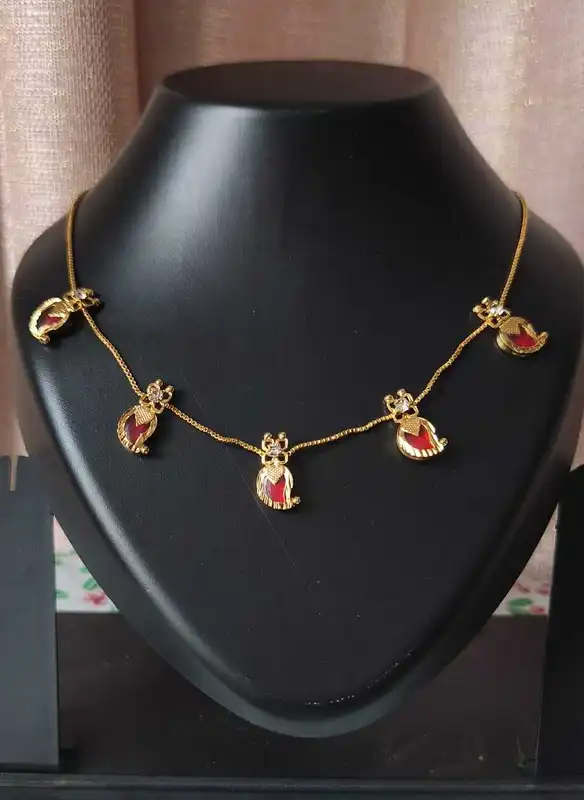 Collana mango rosso - immagine 3