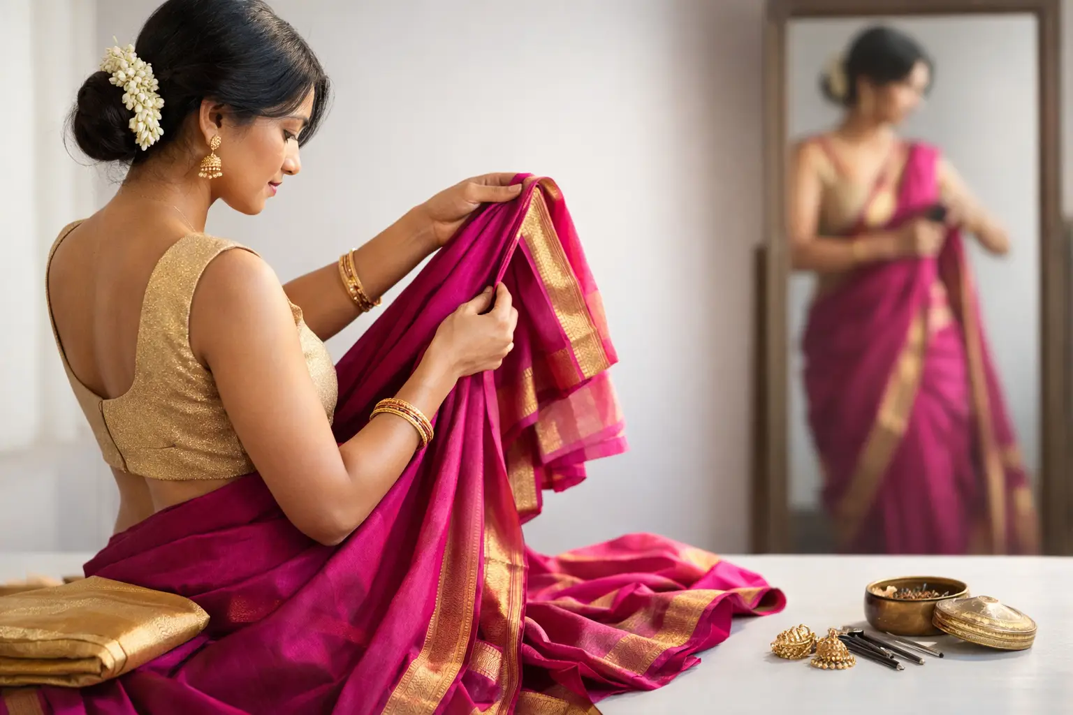 Come drappeggiare il sari passo passo