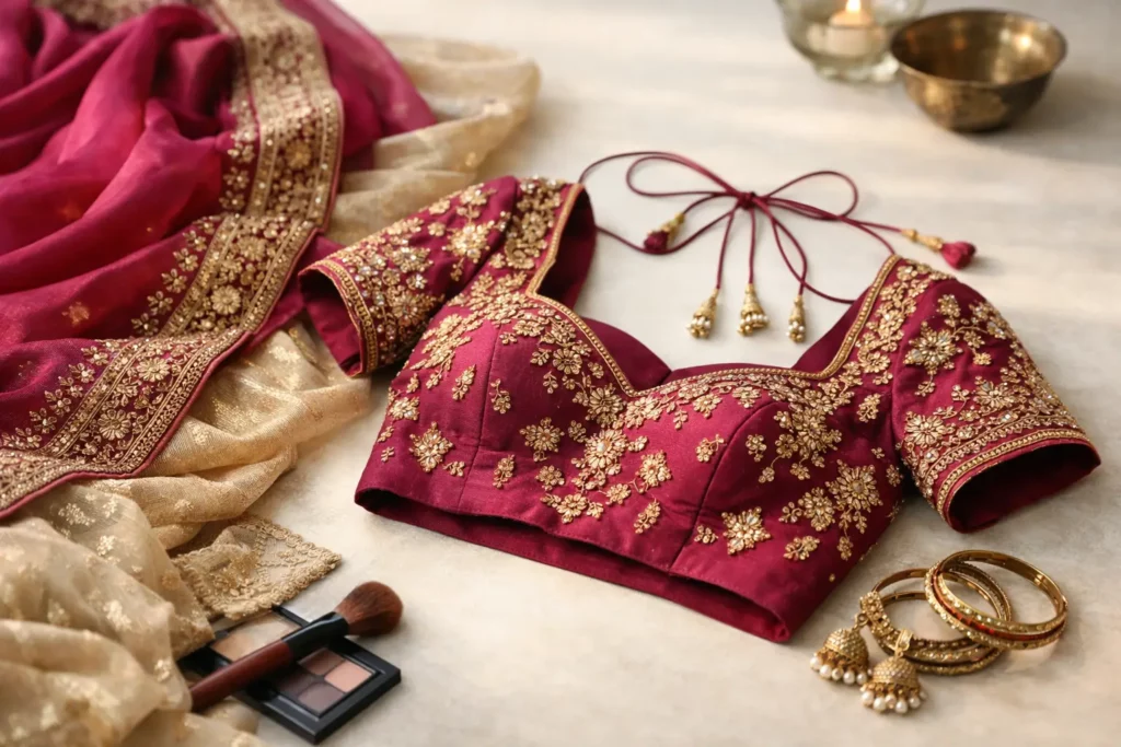 Guida al saree blouse set: come sceglierlo