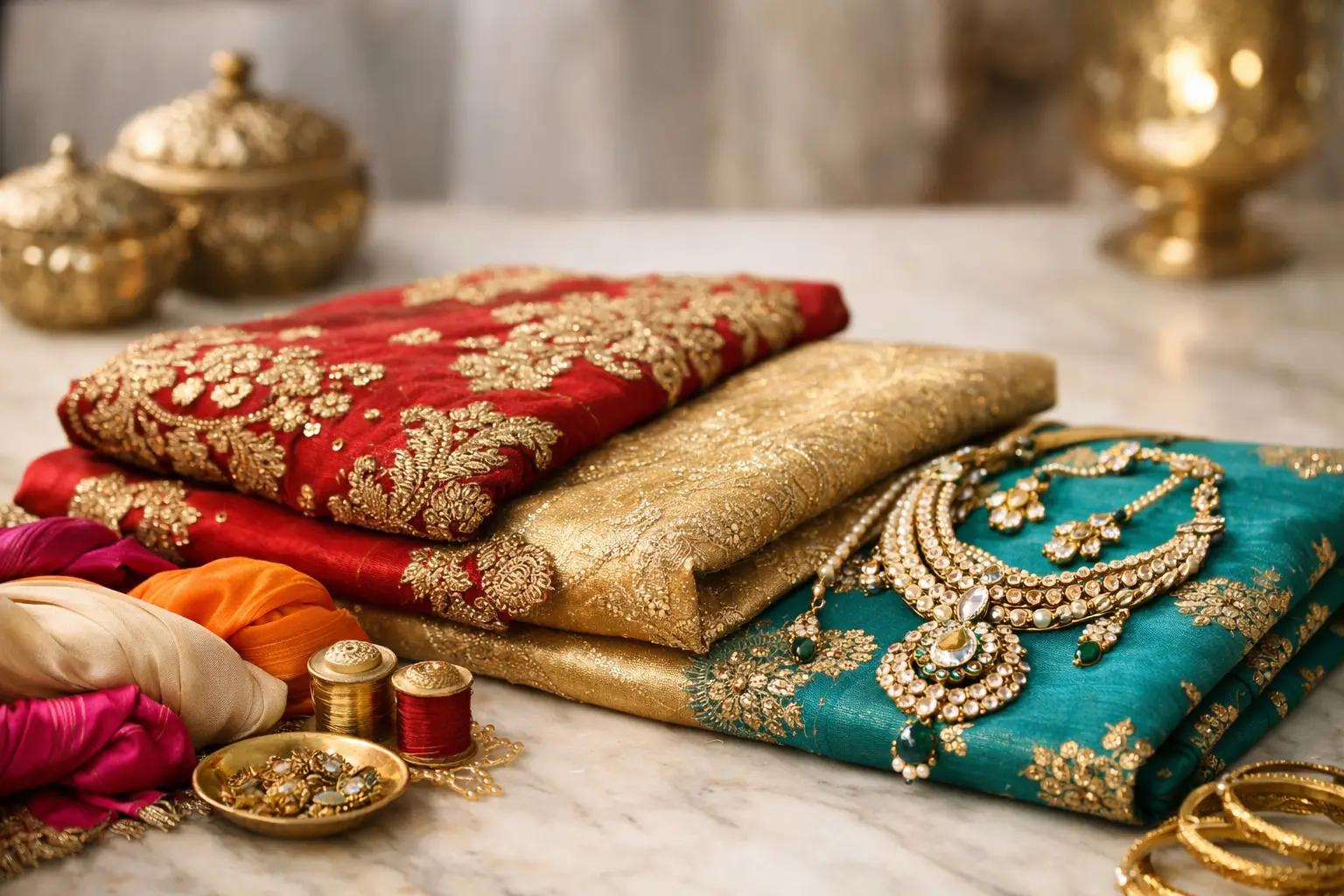 Guida tessuti per abiti indiani da cerimonia