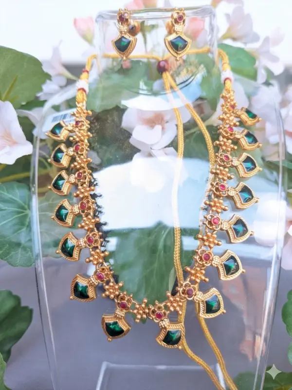 Set Collana con Orecchini – Stile Etnico Palakka Design