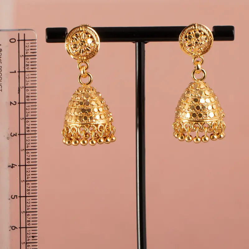 Orecchini Jhumka Dorati Tradizionali